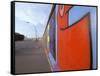 Eastside Art Gallery, Berlin Wall, Berlin, Germany-Walter Bibikow-Framed Stretched Canvas