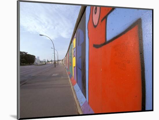 Eastside Art Gallery, Berlin Wall, Berlin, Germany-Walter Bibikow-Mounted Photographic Print