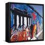 Eastside Gallery (Berlin Wall), Muhlenstrasse, Berlin, Germany-Jon Arnold-Framed Stretched Canvas