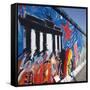 Eastside Gallery (Berlin Wall), Muhlenstrasse, Berlin, Germany-Jon Arnold-Framed Stretched Canvas