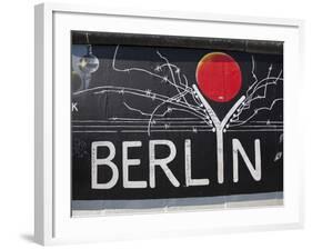 Eastside Gallery (Berlin Wall), Muhlenstrasse, Berlin, Germany-Jon Arnold-Framed Photographic Print