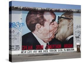 Eastside Gallery (Berlin Wall), Muhlenstrasse, Berlin, Germany-Jon Arnold-Stretched Canvas