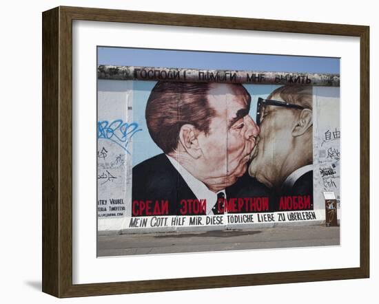 Eastside Gallery (Berlin Wall), Muhlenstrasse, Berlin, Germany-Jon Arnold-Framed Photographic Print