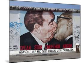 Eastside Gallery (Berlin Wall), Muhlenstrasse, Berlin, Germany-Jon Arnold-Mounted Photographic Print