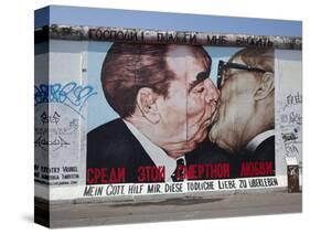 Eastside Gallery (Berlin Wall), Muhlenstrasse, Berlin, Germany-Jon Arnold-Stretched Canvas
