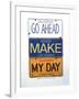 Eastwood Make My Day-Gregory Constantine-Framed Giclee Print