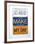 Eastwood Make My Day-Gregory Constantine-Framed Giclee Print