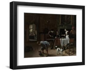 Easy Come, Easy Go, 1661-Jan Havicksz Steen-Framed Premium Giclee Print