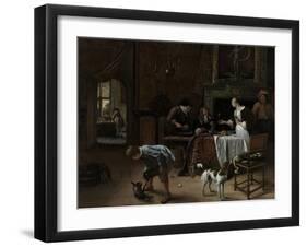 Easy Come, Easy Go, 1661-Jan Havicksz Steen-Framed Giclee Print