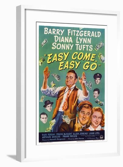 Easy Come, Easy Go, 1947-null-Framed Art Print