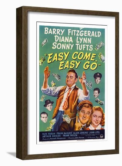 Easy Come, Easy Go, 1947-null-Framed Art Print