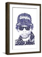 Easy E-Cristian Mielu-Framed Art Print