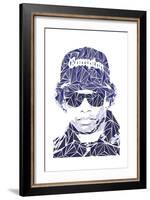 Easy E-Cristian Mielu-Framed Art Print