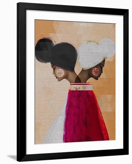 Easy Ease (Neutral)-Erin K. Robinson-Framed Art Print