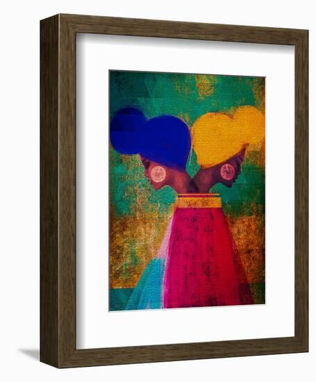 Easy Ease (Vibrant)-Erin K. Robinson-Framed Art Print