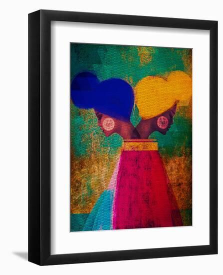 Easy Ease (Vibrant)-Erin K. Robinson-Framed Art Print