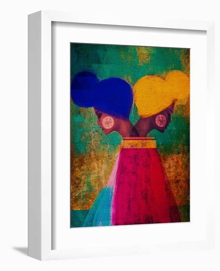 Easy Ease (Vibrant)-Erin K. Robinson-Framed Art Print