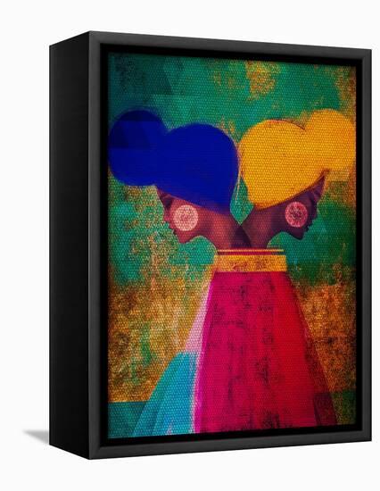 Easy Ease (Vibrant)-Erin K. Robinson-Framed Stretched Canvas