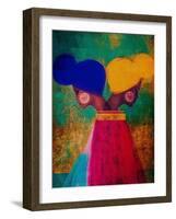 Easy Ease (Vibrant)-Erin K. Robinson-Framed Art Print