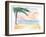 Easy Going Hammock under Palms-M. Bleichner-Framed Art Print