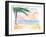 Easy Going Hammock under Palms-M. Bleichner-Framed Art Print