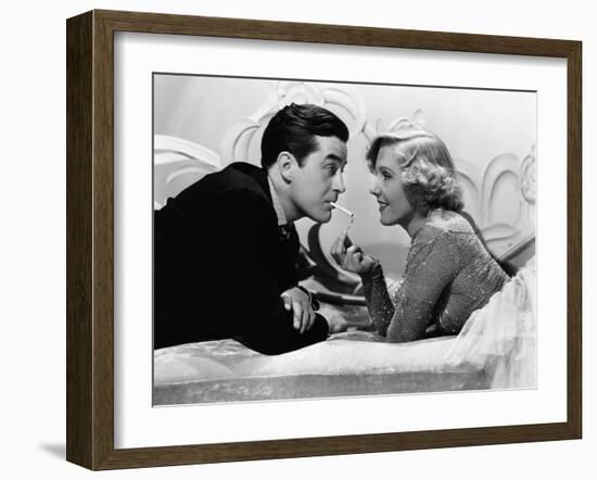 Easy Living, Ray Milland, Jean Arthur, 1937-null-Framed Photo