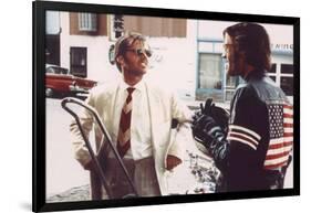 Easy Rider by DennisHopper with Jack Nickolson and Peter Fonda, 1969 (photo)-null-Framed Photo