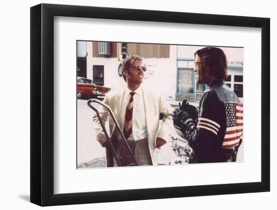 Easy Rider by DennisHopper with Jack Nickolson and Peter Fonda, 1969 (photo)-null-Framed Photo