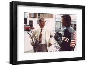 Easy Rider by DennisHopper with Jack Nickolson and Peter Fonda, 1969 (photo)-null-Framed Photo