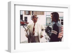 Easy Rider by DennisHopper with Jack Nickolson and Peter Fonda, 1969 (photo)-null-Framed Photo