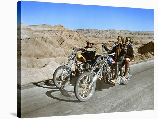 Easy Rider, Dennis Hopper, Peter Fonda, 1969-null-Stretched Canvas