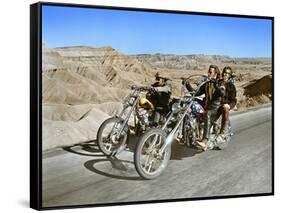 Easy Rider, Dennis Hopper, Peter Fonda, 1969-null-Framed Stretched Canvas