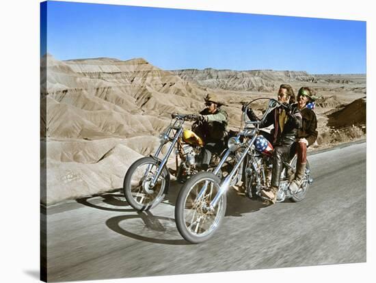 Easy Rider, Dennis Hopper, Peter Fonda, 1969-null-Stretched Canvas