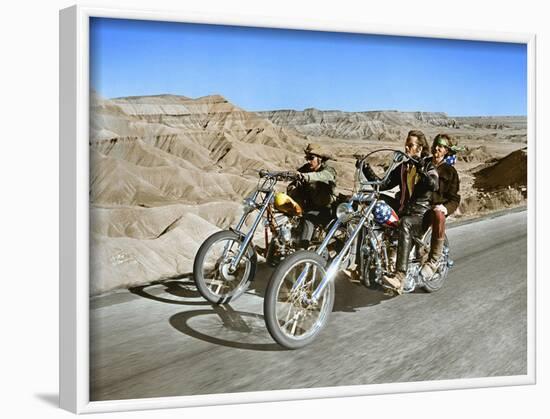 Easy Rider, Dennis Hopper, Peter Fonda, 1969-null-Framed Photo