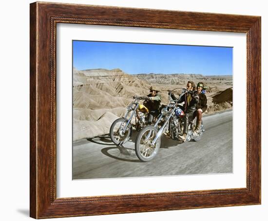 Easy Rider, Dennis Hopper, Peter Fonda, 1969-null-Framed Photo