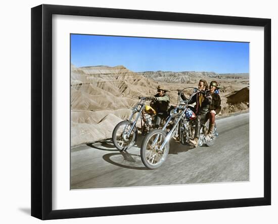 Easy Rider, Dennis Hopper, Peter Fonda, 1969-null-Framed Photo