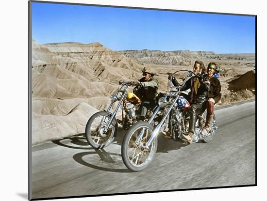 Easy Rider, Dennis Hopper, Peter Fonda, 1969-null-Mounted Photo