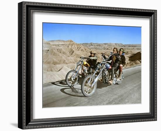 Easy Rider, Dennis Hopper, Peter Fonda, 1969-null-Framed Photo