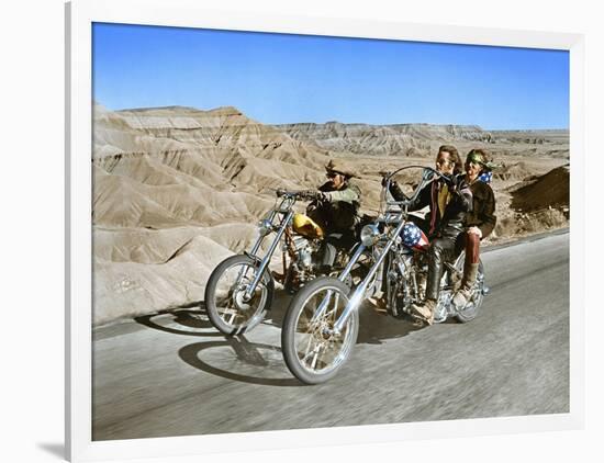 Easy Rider, Dennis Hopper, Peter Fonda, 1969-null-Framed Photo