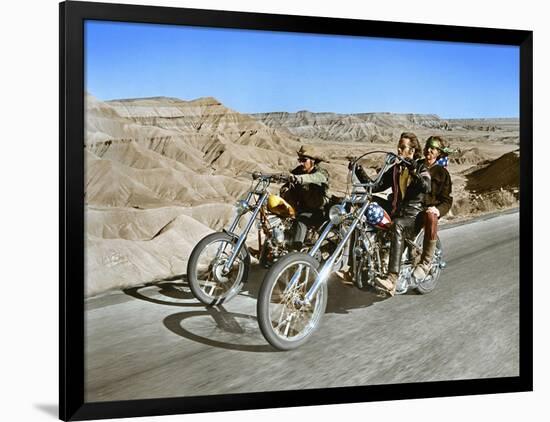 Easy Rider, Dennis Hopper, Peter Fonda, 1969-null-Framed Photo