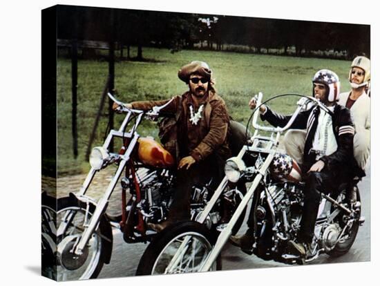 Easy Rider, Dennis Hopper, Peter Fonda, Jack Nicholson, 1969-null-Stretched Canvas