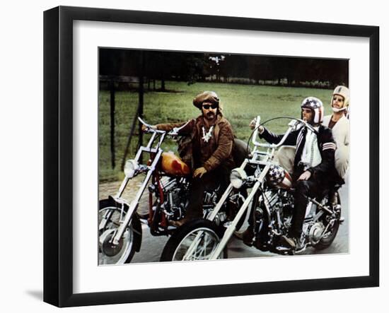 Easy Rider, Dennis Hopper, Peter Fonda, Jack Nicholson, 1969-null-Framed Photo