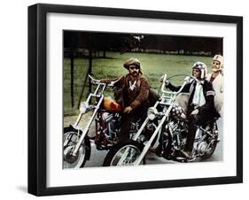 Easy Rider, Dennis Hopper, Peter Fonda, Jack Nicholson, 1969-null-Framed Photo