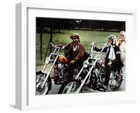 Easy Rider, Dennis Hopper, Peter Fonda, Jack Nicholson, 1969-null-Framed Photo