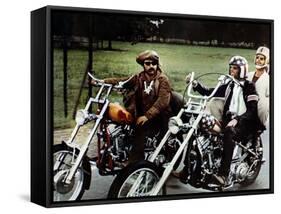 Easy Rider, Dennis Hopper, Peter Fonda, Jack Nicholson, 1969-null-Framed Stretched Canvas