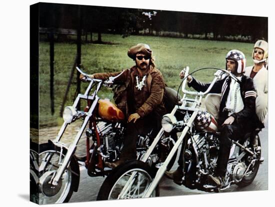 Easy Rider, Dennis Hopper, Peter Fonda, Jack Nicholson, 1969-null-Stretched Canvas