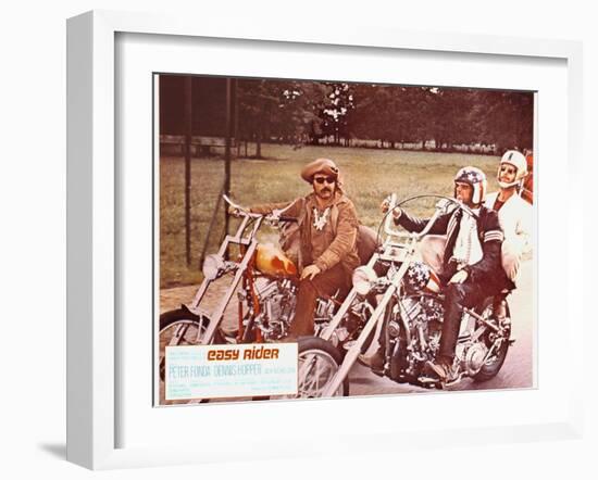 Easy Rider, Dennis Hopper, Peter Fonda, Jack Nicholson, 1969-null-Framed Art Print