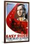 Easy Rider, Italian Poster Art, from Top: Jack Nicholson, Peter Fonda, Dennis Hopper, 1969-null-Framed Art Print