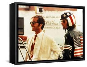 Easy Rider, Jack Nicholson, Peter Fonda, 1969-null-Framed Stretched Canvas