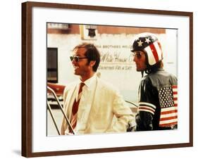 Easy Rider, Jack Nicholson, Peter Fonda, 1969-null-Framed Photo